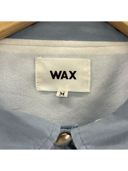 ジャケット wax thm ナイロン コーチジャケット 青