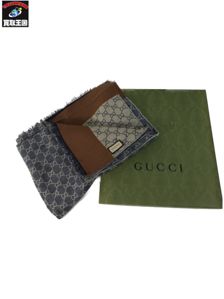 GUCCI/GG柄ストール 