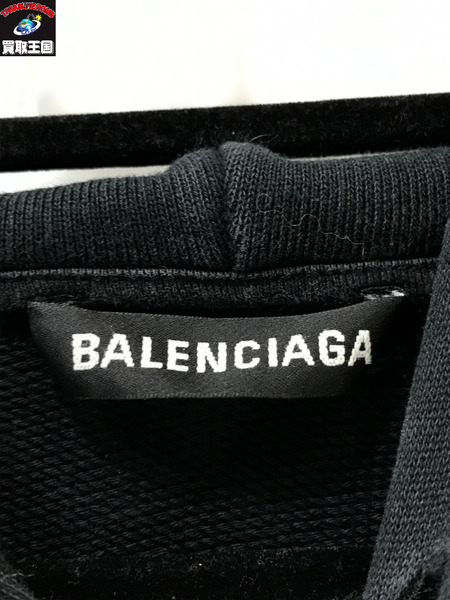 Balenciaga POロゴパーカー BLK 黒 XS バレンシアガ