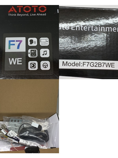 ATOTO 7インチタッチパネルオーディオ一体型ナビ F7G2B7WE 外箱開封・未使用品 