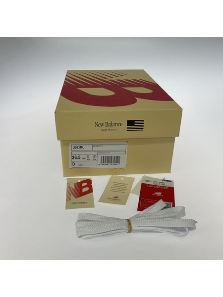 NEW BALANCE スニーカー NEW BALANCE U993MU 26.5cm