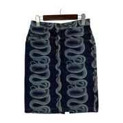 HYSTERIC GLAMOUR ミニスカート スネーク柄 (S) ING