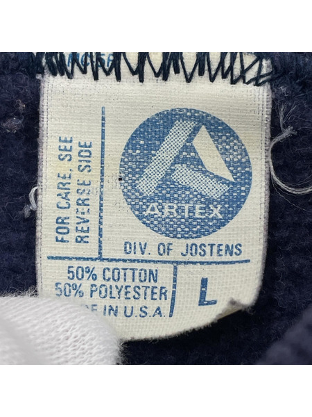 70-80s ARTEX  US NAVY フロッキープリント スウェット