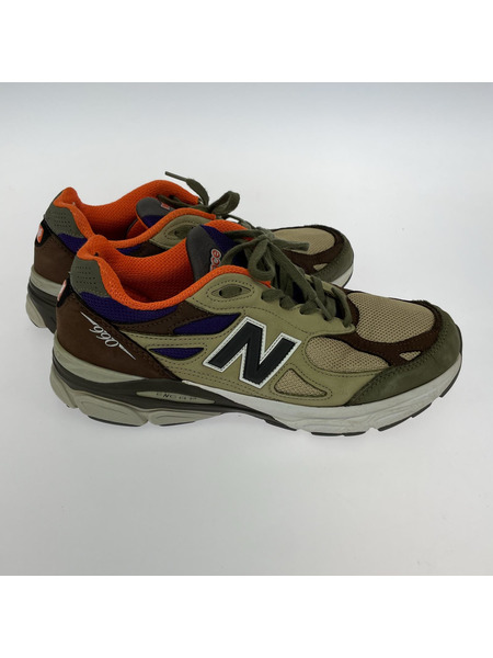 NEW BALANCE 990V3 M990BT3 27㎝ カーキ