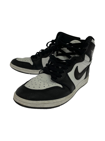 NIKE Air Jordan 1 High 85 Black/White（25.5）