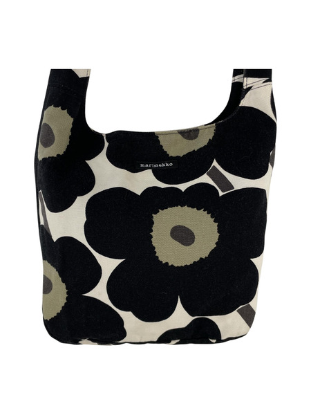 marimekko ショルダーバッグ キャンバス/ウニッコ柄/BLK