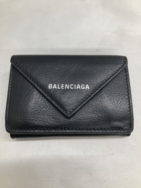 コンパクトウォレット BALENCIAGA ペーパーミニウォレット