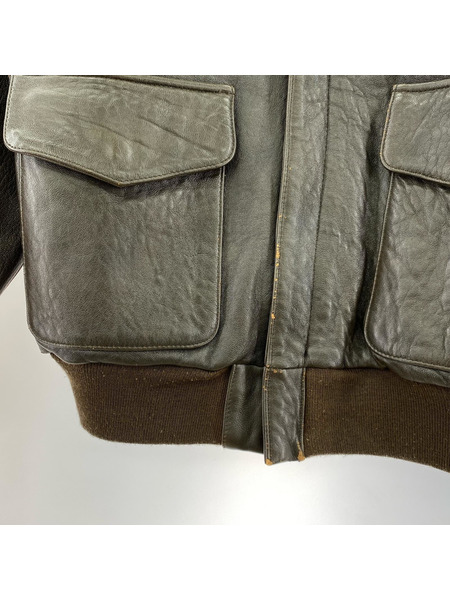 AVIREX レザージャケット A-2 羊革/ラムレザー フライトジャケット 30-1415 1978-01