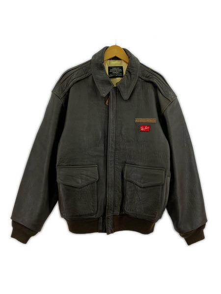 AVIREX レザージャケット A-2 羊革/ラムレザー フライトジャケット 30-1415 1978-01