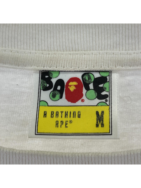 A BATHING APE 半袖Tシャツ・カットソー SAKURA APE HEAD 白 (M)[値下]