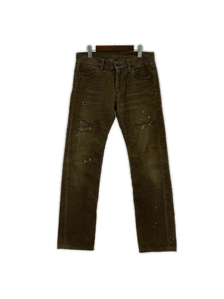 NEIGHBORHOOD リペア加工 コーデュロイパン M 茶