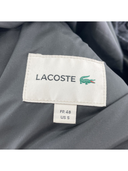 LACOSTE シルエットロゴ ダウンジャケット S 黒 BH262EL[値下]