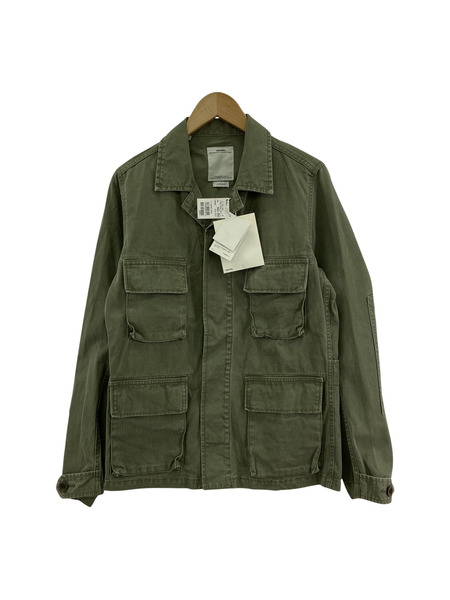 VISVIM KILGORE JKT DAMAGED/OLIVE/S