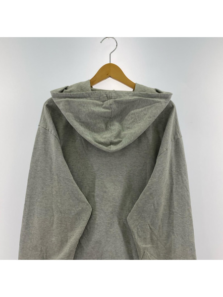 POLO RALPH LAUREN パーカー(ジップアップ) グレー USA製 (M)