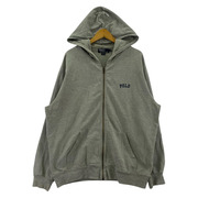POLO RALPH LAUREN パーカー(ジップアップ) グレー USA製 (M)