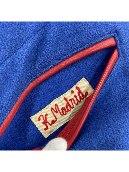OLD・VINTAGE ジャケット K.MADRID ウール 袖レザー