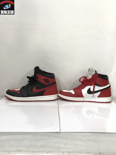 NIKE AIR JORDAN 1 RETRO HIGH OG HOMAGE TO HOME/27.5cm/赤/黒/ナイキ/スニーカー