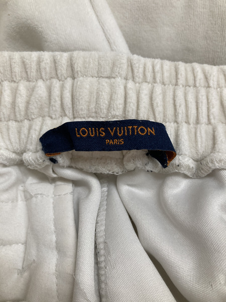 LV/19SS/Velour Monogram Pants/XS 