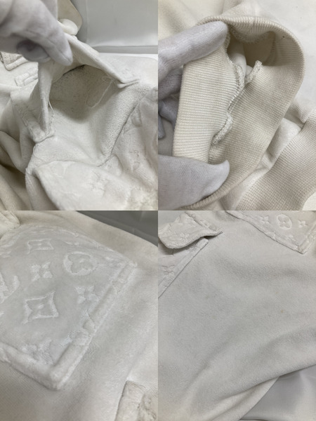 LV/19SS/Velour Monogram Pants/XS 