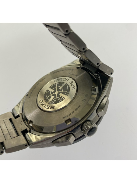 SEIKO ASTRON 黒文字盤チタンモデル GPSソーラーウォッチ SBXB123 8X53-0AV0-2