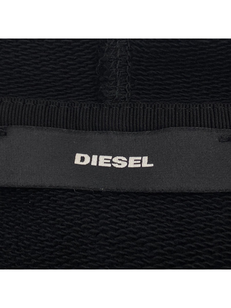 DIESEL 肩出シ POパーカー BLK (XS)