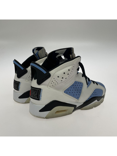 NIKE AIR JORDAN 6 UNC スニーカー 青白 25.5cm