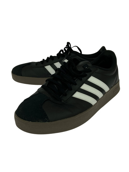 adidas スニーカー VL COURT BASE 黒 (28.0)