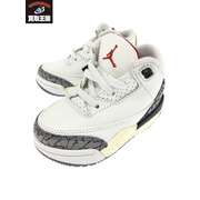 NIKE TD AIR JORDAN 3 RETRO WHITE CEMENT REIMAGINED 4c 10.0cm[値下]