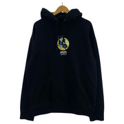 HUF×スパーダーマン THREE HUNDRED P/O HOODIE (M) ブラック