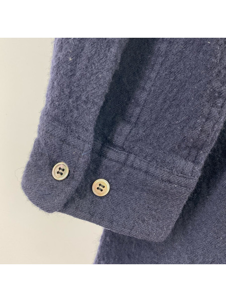 UNDERCOVERISM 長袖シャツ 11AW ウール縮絨 ロングシャツ H4403-1 (2) 濃紺[値下]