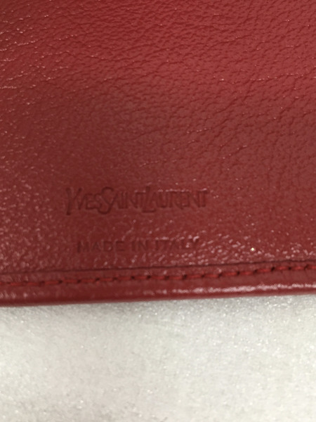 YSL　コンパクトウォレット 赤