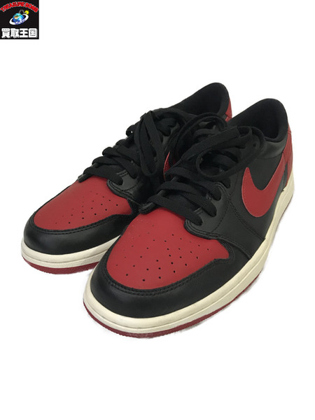 NIKE AIR JORDAN 1 RETRO LOW BRED/705329-001/27.0cm/ナイキ/メンズ