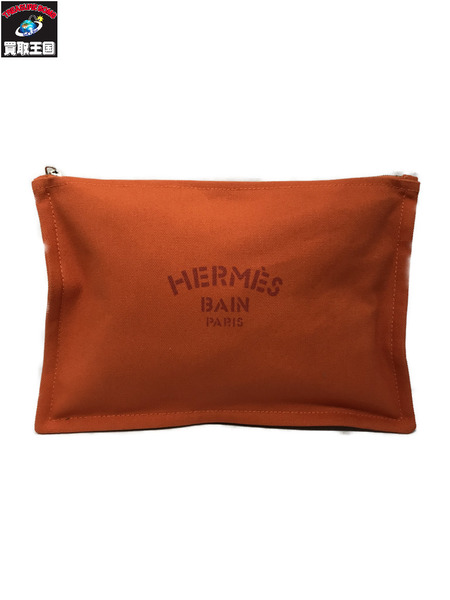 HERMES ｸﾗｯﾁﾊﾞｯｸﾞ ｵﾚﾝｼﾞ