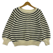 MANNA ニット・セーター ウールボーダーニット