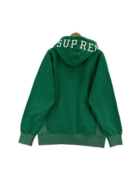 Supreme パーカー フードロゴ 緑