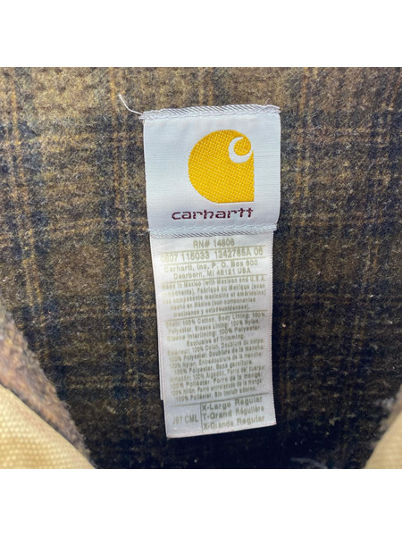 Carhartt ジャケット 00s メキシコ製 デトロイトジャケット XL 茶
