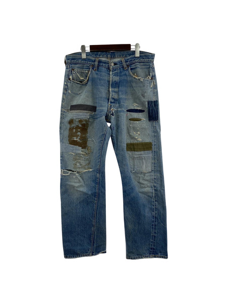 Levi's 501 BIG E ボタン裏6 収縮率8％