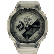 CASIO G-SHOCK 40周年記念モデル クリア REMIX QZ腕時計 GA-2140RX