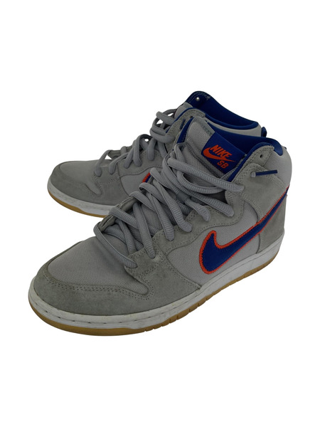 NIKE SB DUNK HIGH PRM QS グレー (27.5)