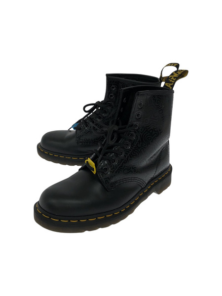 Dr.Martens×キースヘリング 8ホール ブーツ 黒