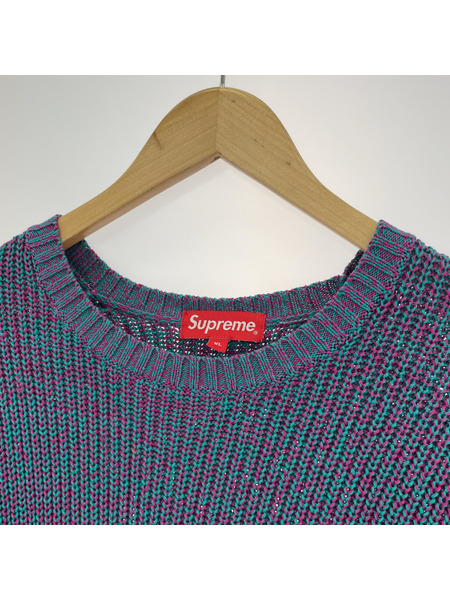 Supreme 21AW Melange Rib Knit Sweater XL