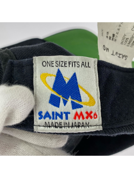 SAINT MICHAEL キャップ 25SS 6PANEL CAP ブラック