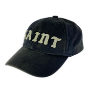 SAINT MICHAEL キャップ 25SS 6PANEL CAP ブラック