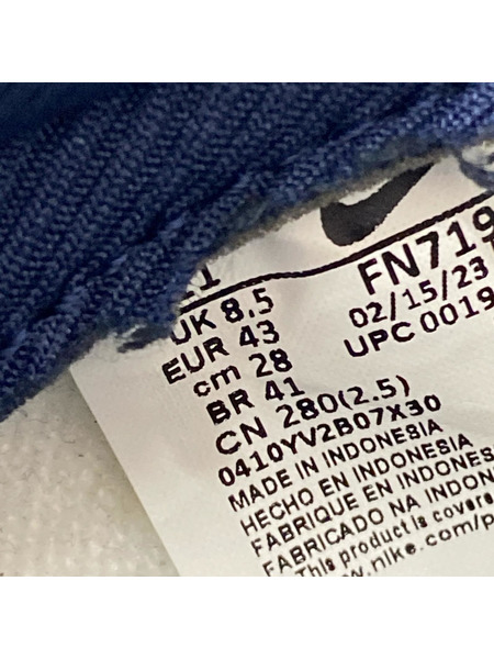 NIKE スニーカー DUNK LOW PRM 青白 28cm