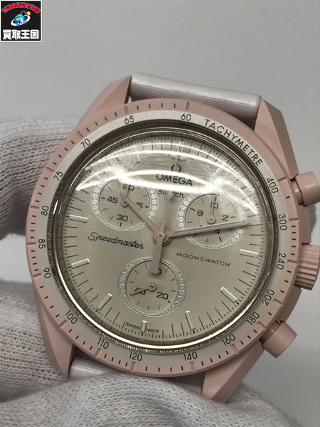 ボーイズQZ Swatch×OMEGA MISSION TO VENUS MOONSWATCH