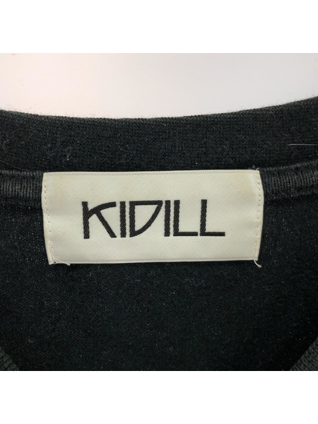 KIDILL 長袖Tシャツ・カットソー 黒 刺繍 混沌