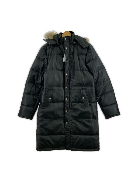 Liugoo Leathers ファーレザーダウンコート XL ブラック