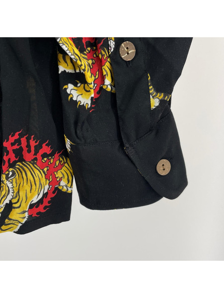 WACKO MARIA Tim LEHI Hawaiian L/S SHIRTS S 黒 24FW-WMS-HI03