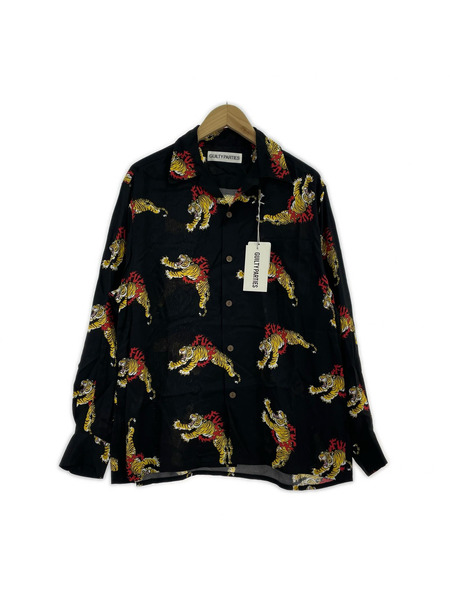 WACKO MARIA Tim LEHI Hawaiian L/S SHIRTS S 黒 24FW-WMS-HI03
