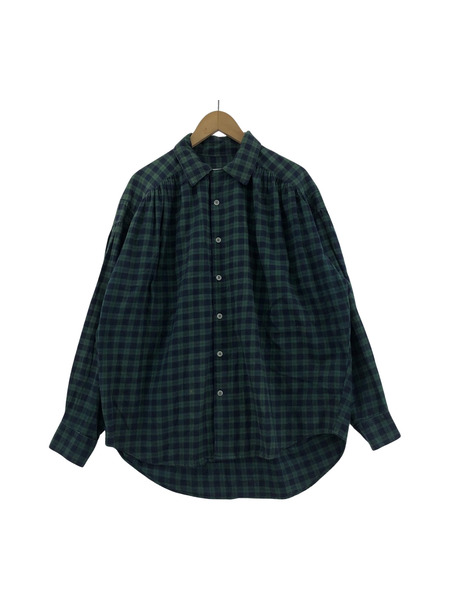 AIE PAINTER SHIRT ギャザー チェックシャツ[値下]